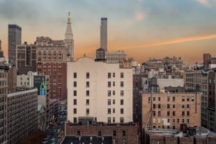 New York City Sunset from the Chelsea Hotel